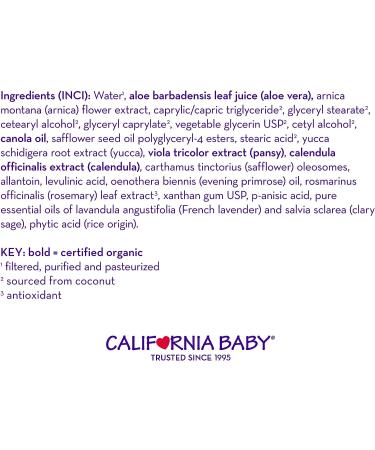 California Baby Aloe Vera Cream 2 oz - Soothing and Hydrating Formula - Buy Online on GoSupps.com