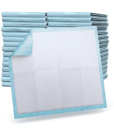 50 x Pulp Quilted 36” x 36” Disposable Incontinence Underpads | High Absorbency Waterproof Protective Bed Pads for Mattress, Sofa & Chair for Babies, Children, Adults, & Elderly 50 Pack