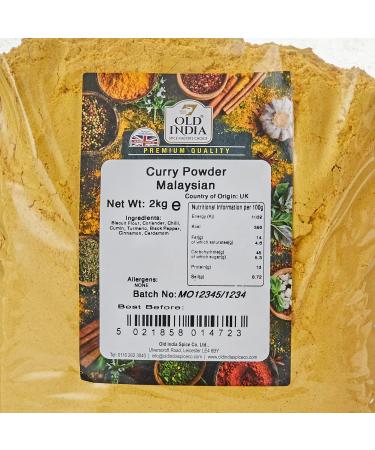 Old India Malaysian Curry Powder 2kg - Authentic Blend for Exotic Flavors - Buy Online on GoSupps.com