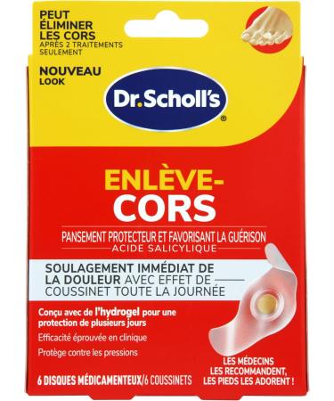 Dr. Scholl's CORN REMOVER with Duragel Technology 6ct Removes Corns Fast and Provides Cushioning Protection against Shoe Pressure and Friction for All-Day Pain Relief - Buy Online on GoSupps.com