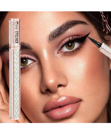 Black Liquid Eye Liner Waterproof Eye Liner Liquid - Long Lasting Smudge-Proof And Waterproof Eye Liner Pencil For Women Girls Pochy - Buy Online on GoSupps.com