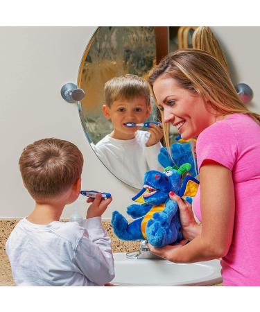 StarSmilez Kids Tooth Brushing Buddy Lil Magi Dragon Plush - Dental Education Helper for Teaching Children to Brush, Floss, and Care for Their Teeth - Buy Online on GoSupps.com
