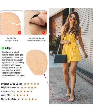 Riootlnm Anti-Slip Ball of Foot Cushions | Metatarsal Pads for Foot Pain Relief | Comfort for High Heels & Loose Shoes | Ideal for Blisters & Heel Grips - Buy Online on GoSupps.com