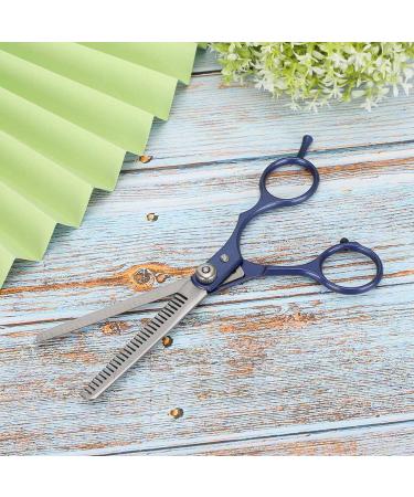 Aluminum Hairdressing Scissors Professional Barber Salon Thinning Shears for Men and Women Blue Hair Cutting Scissors Tools for Home Use - Buy Online on GoSupps.com