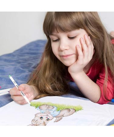 Lelix 36 Colors Fabric Markers - Permanent Fabric Pens for T-Shirts, Clothes, Sneakers & Canvas - Child Safe & Non-Toxic - Ideal for Writing and Painting - Kids & Adults - Buy Online on GoSupps.com