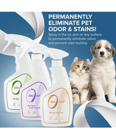 Zero Odor ZOP 1065 Multi Pet Odor Eliminator Kit - Say Goodbye to Unwanted Pet Smells - Buy Online on GoSupps.com