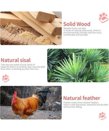 Shengruili 7-Piece Interactive Cat Toy Set | Kitten Mouse Toys Sisal Balls & Fun Activities for Cats - Buy Online on GoSupps.com