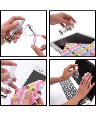 Premium Lens Cleaning Spray Travel Kit for Eyeglasses & Sunglasses - Effective & Portable - Buy Online on GoSupps.com