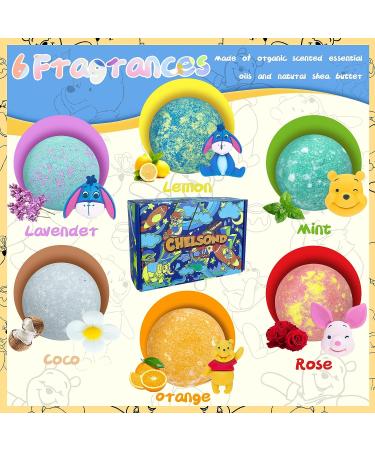 Kids Bath Bombs with Surprise Gifts - 6 Organic Fizzy Balls for Safe and Fun Bath Time | Birthday & Christmas Gifts for Boys and Girls - Buy Online on GoSupps.com