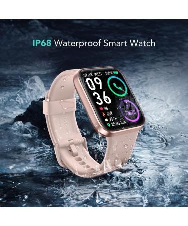 SKG Smart Watch V7 Pro Pink | Bluetooth Call, Fitness Tracker with Alexa Built-in, IP68 Waterproof, Heart Rate Monitor | 1.69 Smartwatch for Men and Women - Buy Online on GoSupps.com