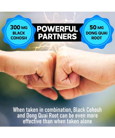 12in1 Black Cohosh 5-Month Supply for Menopause Support Supplement with Dong Quai, Chasteberry, Red Raspberry, Licorice, Wild Yam & More - 150 Capsules 150 Count (Pack of 1) - Buy Online on GoSupps.com