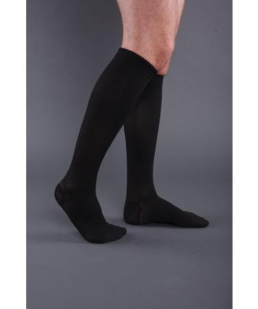 Buy Class 3 Knee High Compression Stockings (Closed Toe Black) - International Shipping Available - Buy Online on GoSupps.com