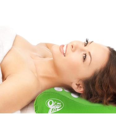 Acupressure Pillow - Shanti Neck & Nail Pillow 32x32x10 cm Green | Relaxation & Pain Relief - Shop Now! - Buy Online on GoSupps.com
