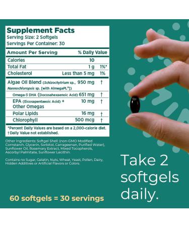 Iwi Omega-3 Sport 60 Softgels (30 Servings) Plant-Based Vegan Algae Omega 3 with DHA Exercise Recovery Support Dietary Supplement Krill & Fish Oil Alternative No Fishy Aftertaste - Buy Online on GoSupps.com