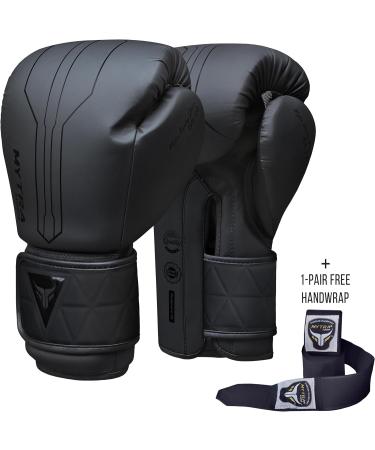 Mytra Fusion 16-oz Boxing Gloves - Free Hand Wraps Included | MMA Muay Thai & Kickboxing - Unisex Training Gear - Buy Online on GoSupps.com