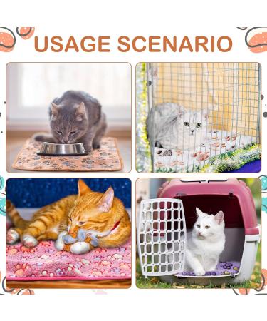 4 Pcs Waterproof Guinea Pig Blankets Washable Small Animal Fleece Bedding Absorbent Guinea Pig Cage Liners Reusable Pet Pee Pad Sleep Mat Pad Cover for Hamster Ferret (Paw Print 12 x 12 Inch) Paw Print 12 x 12 Inch - Buy Online on GoSupps.com