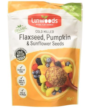 Linwoods - Organic Milled Organic Flaxseed, Sunflower & Pumpkin Seeds - 200g