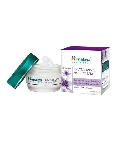 Himalaya Revitalizing Night Cream for Damaged & Aging Skin  Daily Deep Moisturizing Overnight Repair Treatment  For All Skin Types  1.69 oz