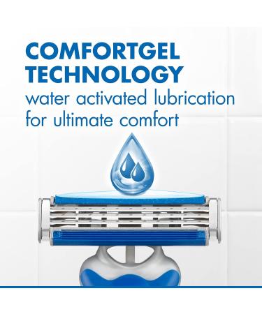 Gillette Sensor3 Men's Disposable Razor Bundle | Sensor3 and Sensor3 Sensitive (4 Razors Each) Razor + Razor 4 Count 4 Count (Pack of 1) - Buy Online on GoSupps.com