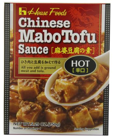 House Foods Mabo Tofu Sauce Hot, 5.29-Ounce Boxes (Pack of 10)