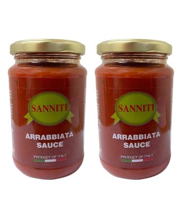 Sanniti Gourmet Italian Arrabbiata Sauce, 12.3 oz (Pack of 2)