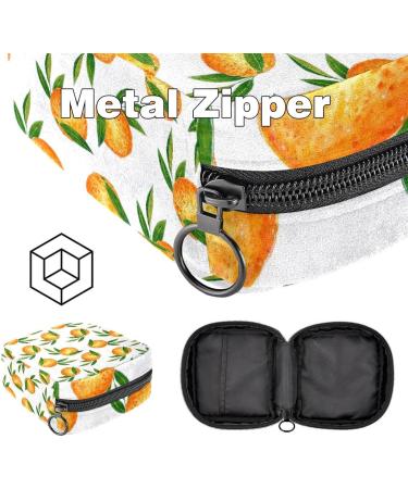 Shop Muooum Menstrual Artery Bag for Women - Zippered Bandage Bag & Tampon Collector (Watercolor Fruit Orange Color 3) - Buy Online on GoSupps.com