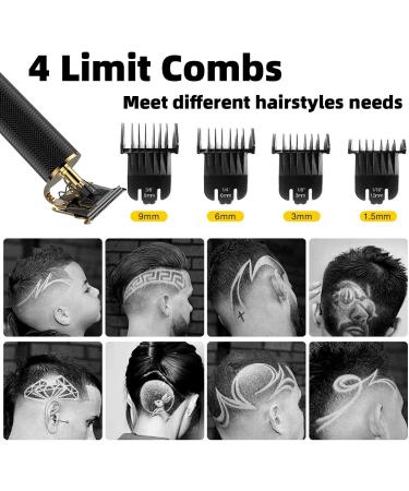 Hair Clippers for Men Professional Cordless Hair Trimmer Zero Gap Baldhead Beard Shaver USB Rechargeable Hair Cutting Tools Barber Grooming Trimmer - Buy Online on GoSupps.com