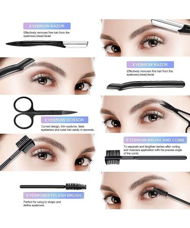 MAGEFY Faux Mink Eyelashes 30 Pairs | Natural to Dramatic Volume False Lashes | 3D Pack with Eyebrow Grooming Kit - Buy Online on GoSupps.com