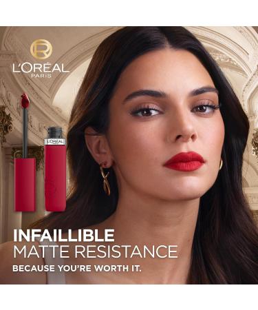 L'Or al Paris LOr al Paris Infaillible Matte Resistance lipstick 425 Afterwork Drinks Longlasting liquid lipstick with a matte finish 5ml Does not fade or transfer With hyaluronic acid - Buy Online on GoSupps.com