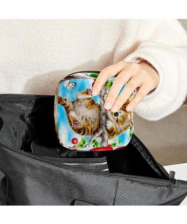 GIAPB Period Bag - Cat and Tree Color2555 | Sanitary Napkin Storage & Travel Makeup Pouch - Buy Online on GoSupps.com