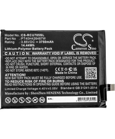 Buy 3750mAh Battery Replacement for Radiant Max U705AA PT40H426487W (3.85V) - International Shipping Available - Buy Online on GoSupps.com