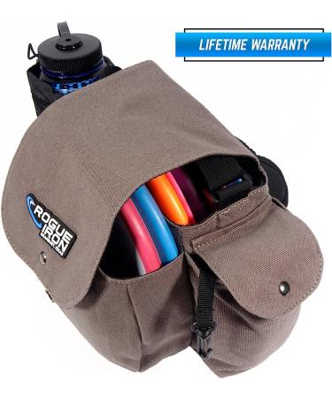 Rogue Iron Disc Golf Bag - Sling Tote for Frisbee Golf | Holds 8 Discs, 32oz Water Bottle & Accessories - Buy Online on GoSupps.com