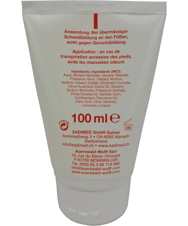 Buy Mosadal Foot Deodorant Cream 100ml - PEG-Free Fresh Lemon Scent Deodorizing & Antiperspirant | International Shipping Available - Buy Online on GoSupps.com