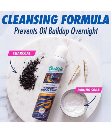 Batiste Overnight Deep Cleanse 200ml - Leave-In Dry Shampoo for Fresh & Clean Hair Overnight - Buy Online on GoSupps.com