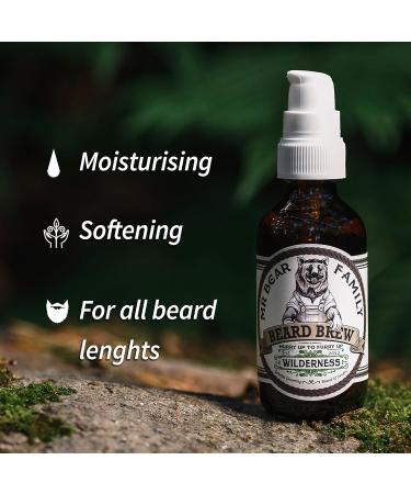 Wilderness Beard Oil for Men - 30ml - Jojoba & Argan Oil Blend for Healthier Growth and Softening - Nourishing Scented Moisturizer - Buy Online on GoSupps.com
