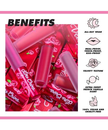 Lime Crime Velvetines Liquid Matte Lipstick Red Velvet - True Red Long Lasting Formula for All-Day Wear - Buy Online on GoSupps.com