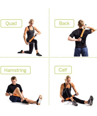 STK Handheld Massage Stick GRID Regular Firm 21-Inch - Deep Tissue Muscle Relief - Buy Online on GoSupps.com