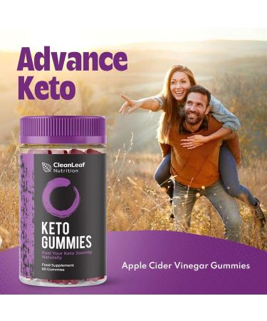 Strawberry Flavour Keto Gummies - 60 Vegan & Gluten-Free Weight Loss Support Snacks - Buy Online on GoSupps.com