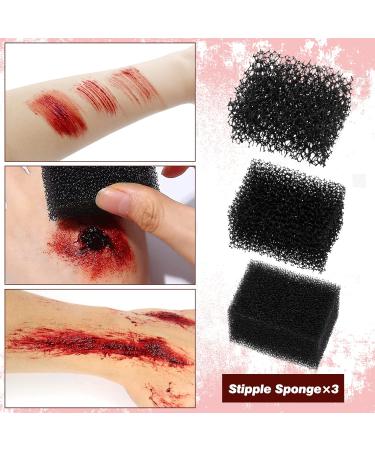 Ultimate Halloween SFX Makeup Kit | Wound Modeling Fake Blood Spirit Gum & More for Zombie Cosplay - Buy Online on GoSupps.com