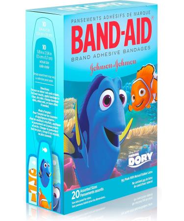 Shop Disney/Pixar Finding Dory Band-Aid Adhesive Bandages - Assorted Sizes 20 ct | Fast International Shipping - Buy Online on GoSupps.com
