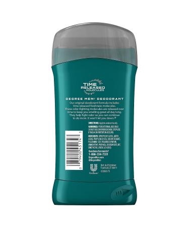 Degree Men Extra Fresh Deodorant Cool Rush 3 oz - Long-lasting Odor Protection - Buy Online on GoSupps.com