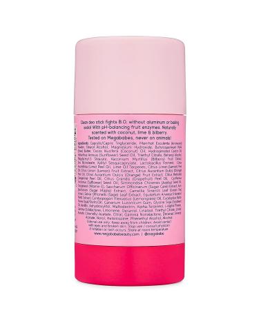 Megababe Daily Deodorant - Aluminum-Free & All Natural Smoothie Deo with Fruit Enzymes | 2.6 oz - Buy Online on GoSupps.com