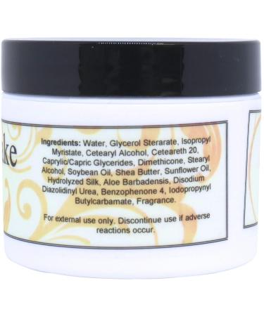 Eclectic Lady Angel Food Cake Body Cream - 4 oz Satin & Silk Lotion with Shea Butter Aloe & Vitamin E - Handmade in USA Phthalate-Free Perfect for Women - Buy Online on GoSupps.com