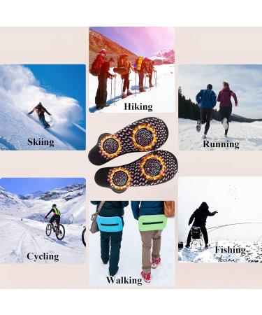 Milai Heated Socks for Women - 2 Pair Thermo Socks for Winter Hiking Skiing Running & Sports - Warm & Comfortable Black Thermal Socks - Buy Online on GoSupps.com
