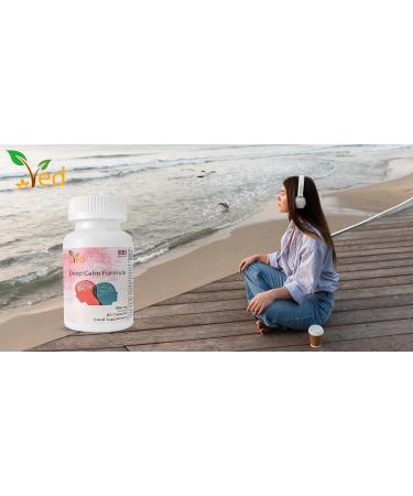 Ved Ved Deep Calm Temporary Sleep Relief Supplement 986mg Per Serving 60 Softgels (30 Day Stock) - Buy Online on GoSupps.com