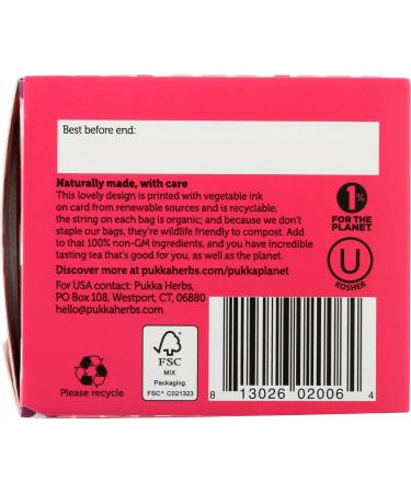 Pukka Bio Elderberry and Equinacea/Holunderbeere & Echinacea 20 Teabag - 1 Unit - Buy Online on GoSupps.com