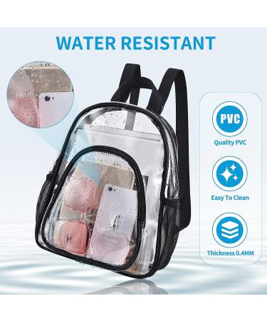 Paxiland Clear Small Stadium Approved Backpack for Women - Grey - Perfect for Work, Travel, Concerts & Sports - Buy Online on GoSupps.com