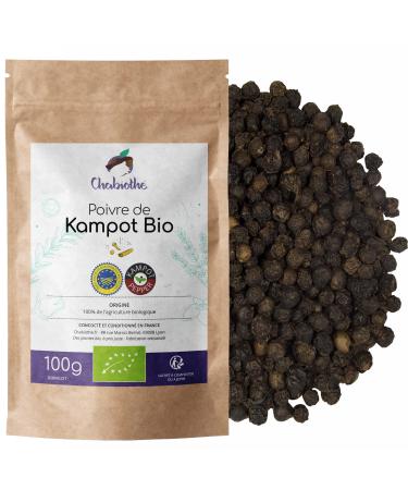 Black pepper Campot whole organic - 100g