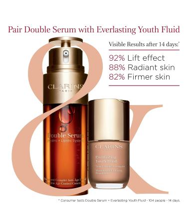 Clarins Everlasting Youth Fluid Foundation - Anti-Aging Medium to Full Coverage - Buy Online on GoSupps.com