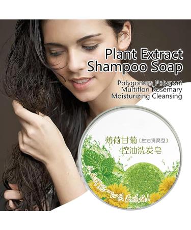 EUBEISAQI Hair Darkening Shampoo Bar Black & Thick Hair Fallopia Multiflora Shampoo Bar AntiGray Hair Blackening Shampoo Plant Extract Essential Oil Hair Soap for Kids - Buy Online on GoSupps.com